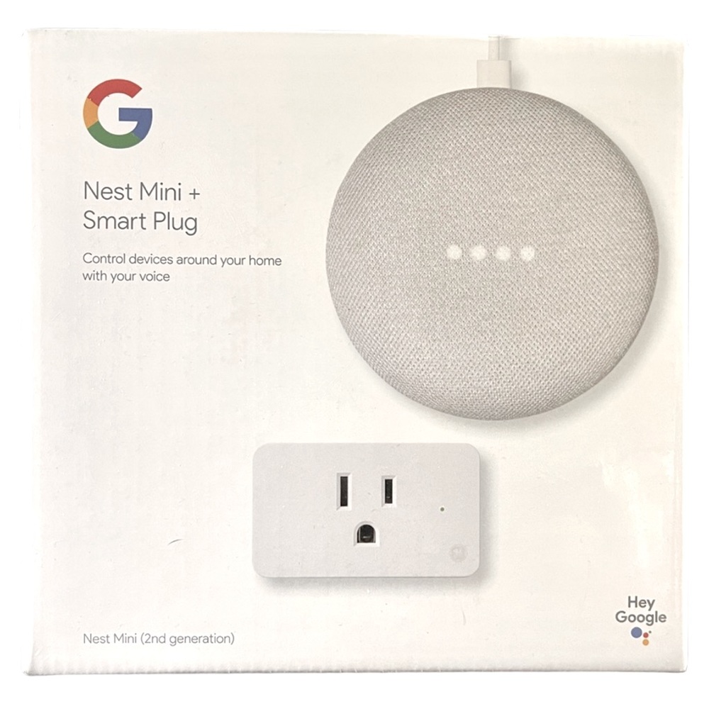 Google Nest Mini and GE Smart
Plug 2nd Generation bundle